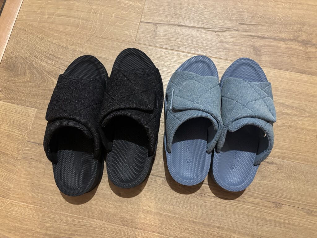 新居で歩く量が増えたのでスリッパを変えました
