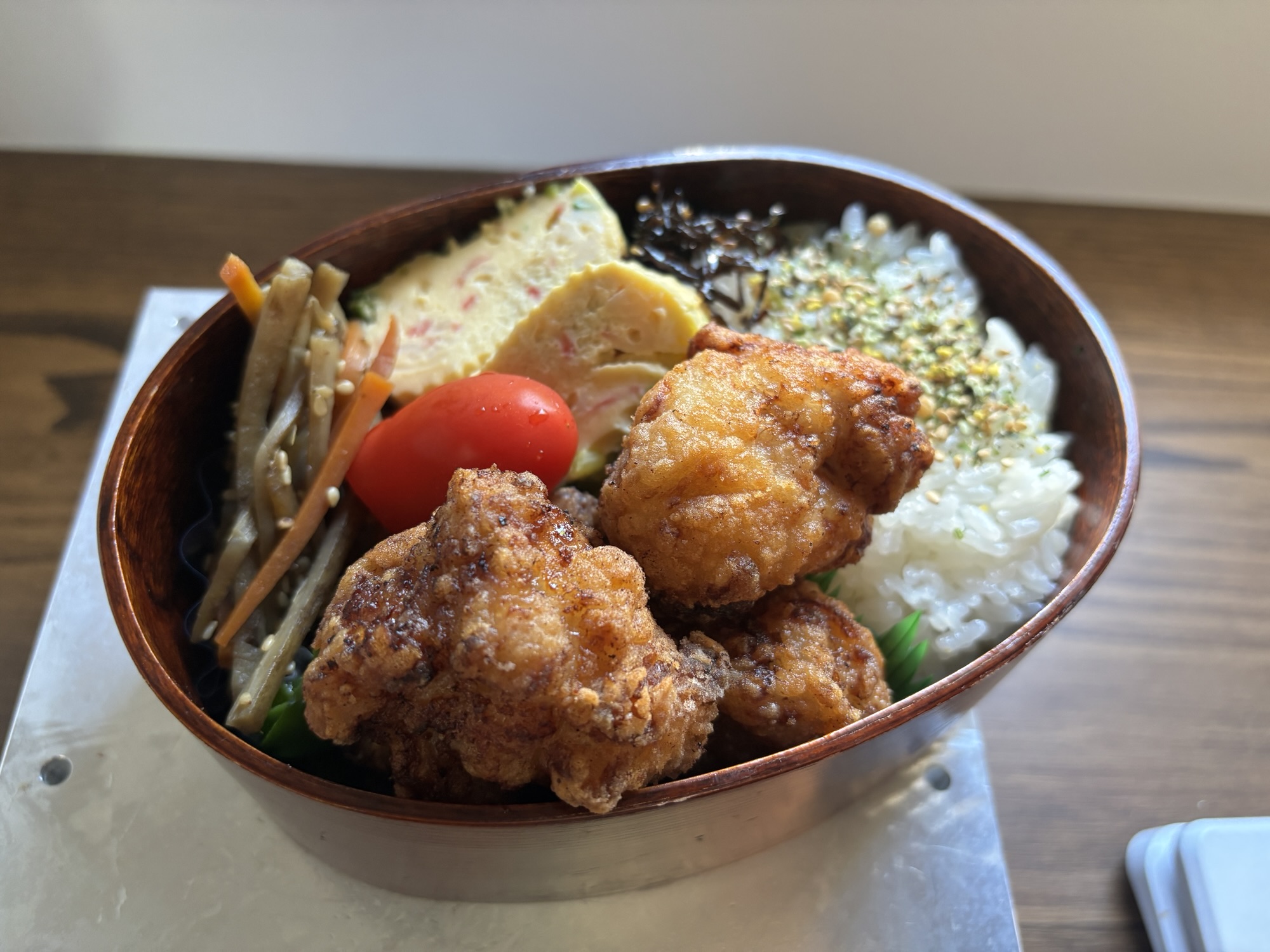 塩唐揚げ弁当と最近の嬉しい変化
